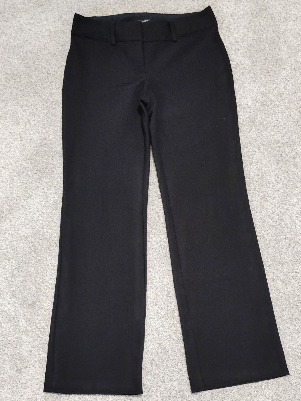 LOFT Black Boot-Cut Dress Pants
